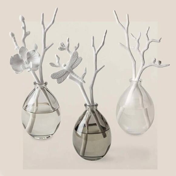 ILLUMINARIA Porcelain Room Diffuser Essence of Jasmine Dragonfly NEW IN BOX - Picture 9 of 10